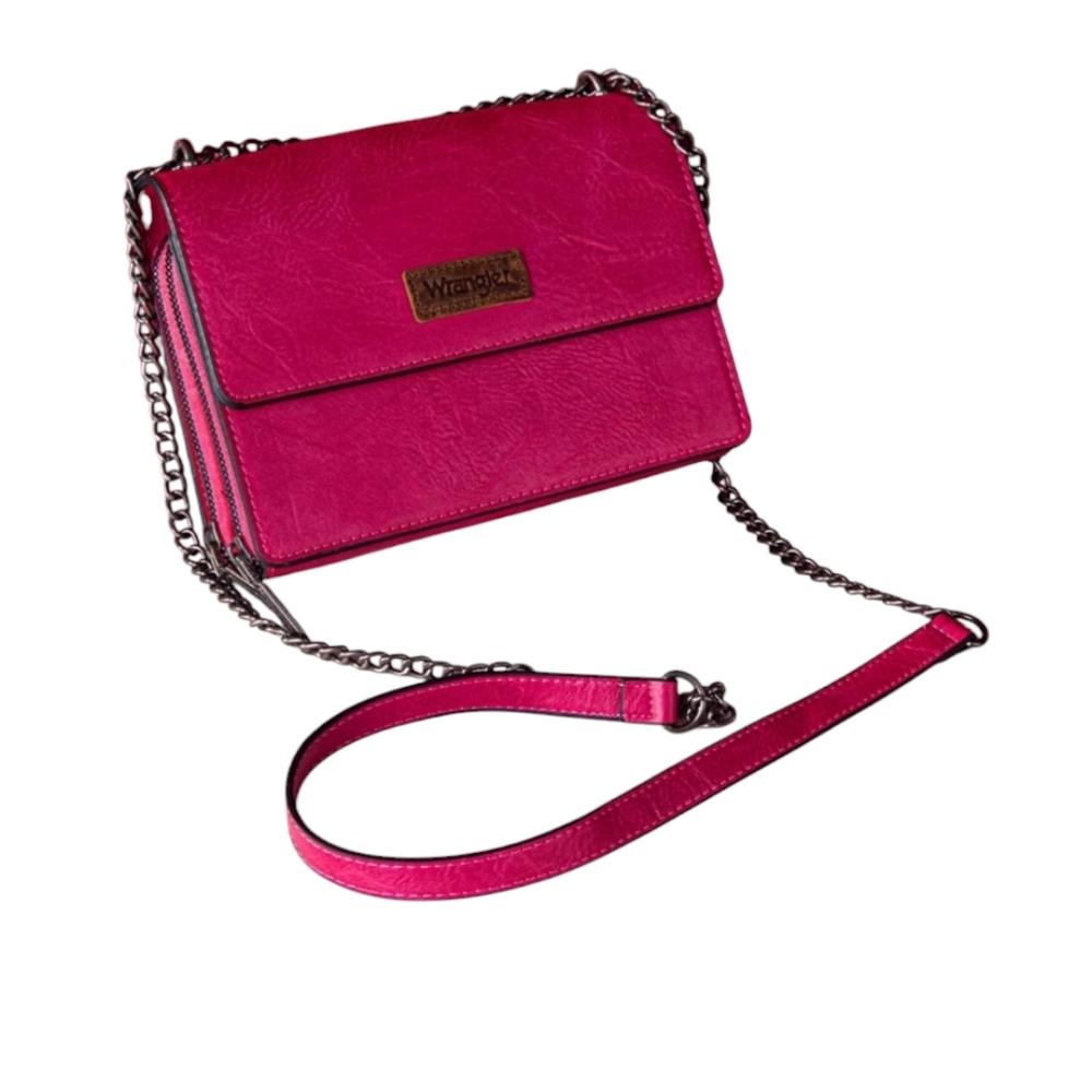 Wrangler crossbody bag small clutch wallet shoulder bag with chain strap.